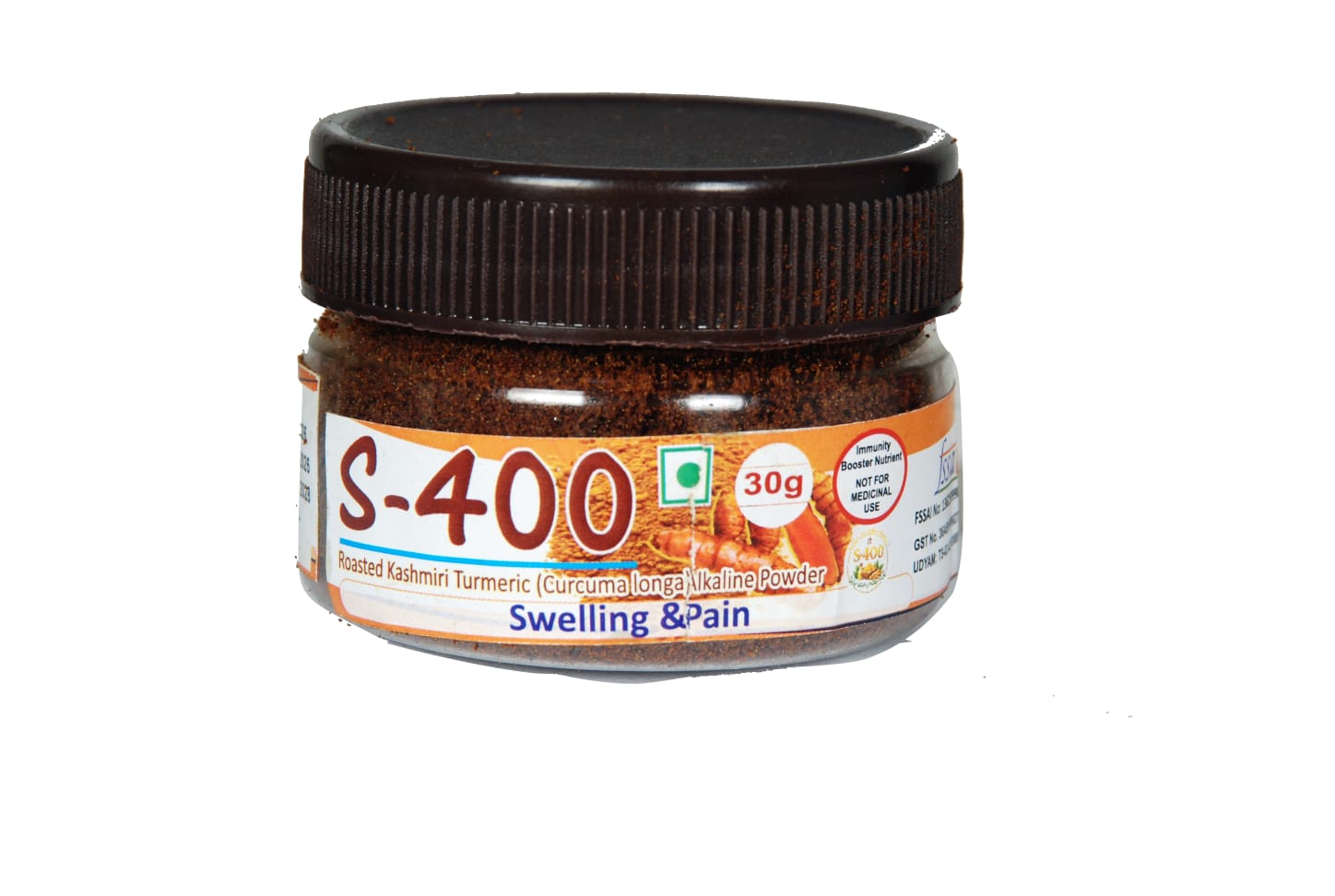 S-400 roasted Kashmiri turmeric supplement